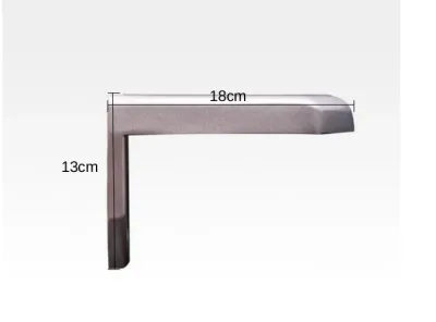 Universal Montagewinkel Wandarm Halterung Wandkonsole silber / Länge 180mm — Bild 4