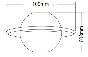 1/3" SONY Super HAD CCD Kamera Deckeneinbau / 520TVL 0.4Lux f3.6mm — Bild 2