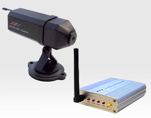 Spy Funkkamera Audio mit integriertem Akku Verkauf nur AT/DE / 2,4 GHZ PAL 380TVL Obj 4mm  inkl. Empf