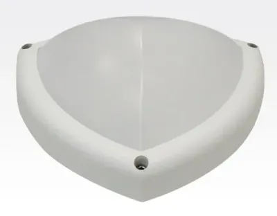 10W LED Wand/Deckenleuchte weiß dreieckig Tageslicht Weiß / 6000-6500K 450lm 230VAC IP65 120Grad -Ausstellungsstück mit kleinen Schönheitsfehler — Bild 2