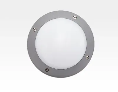 3W LED Wand/Deckenleuchte grau rund Tageslicht Weiß / 6000-6500K 135lm 230VAC IP54 120Grad — Bild 3
