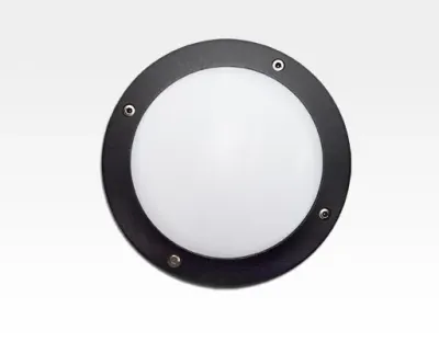 3W LED Wand/Deckenleuchte anthrazit rund Tageslicht Weiß / 6000-6500K 135lm 230VAC IP54 120Grad — Bild 3
