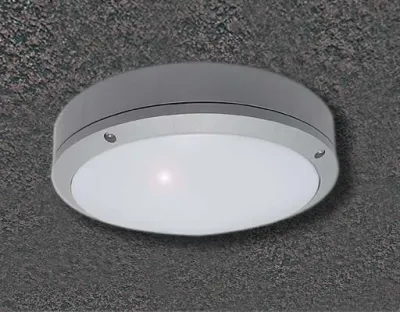 10W LED Wand/Deckenleuchte grau rund Tageslicht Weiß / 6000-6500K 450lm 230VAC IP54 120Grad — Bild 5