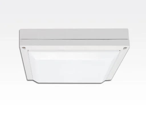 13W LED Wand/Deckenleuchte weiß quadratisch Tageslicht Weiß / 6000-6500K 560lm 230VAC IP54 120Grad
