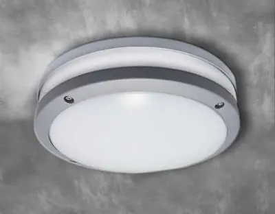 20W LED Wand/Deckenleuchte grau rund Tageslicht Weiß / 6000-6500K 900lm 230VAC IP54 120Grad -Ausstellungsstück mit kleinen Schönheitsfehlern — Bild 2