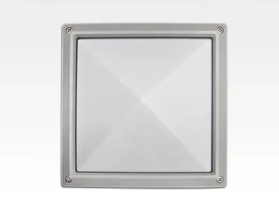 20W LED Wand/Deckenleuchte grau quadr. pyramide Tageslicht Weiß / 6000-6500K 900lm 230VAC IP54 120Grad — Bild 5