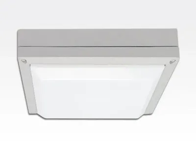 20W LED Wand/Deckenleuchte weiß quadratisch Tageslicht Weiß / 6000-6500K 900lm 230VAC IP54 120Grad — Bild 1