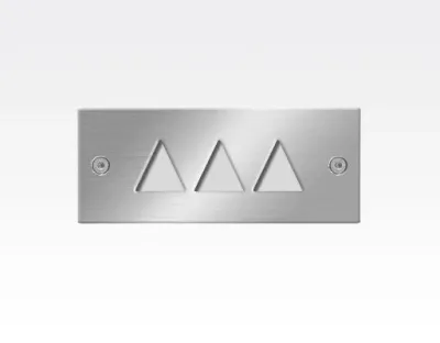 1,5W LED Boden-/Wand Einbauleuchte rechteckig Neutral Weiß / IP54 230VAC 110x45x54 — Bild 2