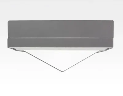 10W LED Wand/Deckenleuchte anthrazit quadr. pyramide Warm Weiß / 2700-3200K 450lm 230VAC IP54 120Grad — Bild 4