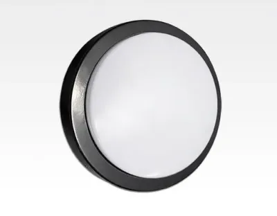 3W LED Wand/Deckenleuchte anthrazit rund Warm Weiß / 2700-3200K 135lm 230VAC IP65 120Grad -Ausstellungsstück mit kleinen Schönheitsfehler — Bild 3