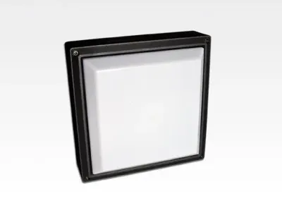13W LED Wand/Deckenleuchte anthrazit quadr. Warm Weiß / 2700-3200K 560lm 230VAC IP54 120Grad — Bild 3