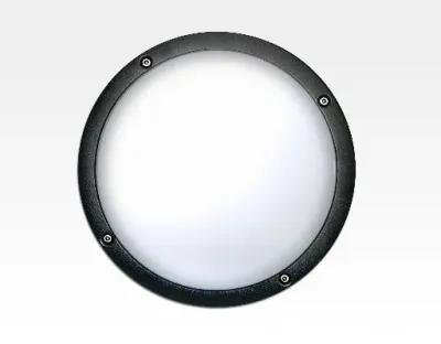 20W LED Wand/Deckenleuchte anthrazit rund Warm Weiß / 2700-3200K 900lm 230VAC IP54 120Grad -Ausstellungsstück mit kleinen Schönheitsfehler — Bild 2