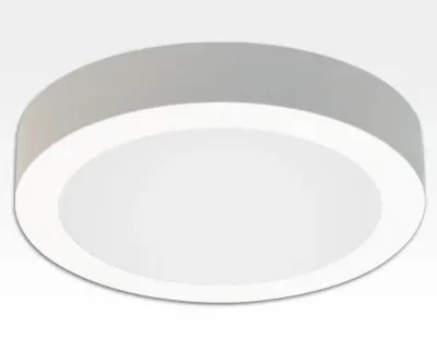 18W LED Aufbauleuchte weiß rund dimmbar Neutral Weiß / 4200-4700K 1530lm 230VAC IP40 110Grad — Bild 1