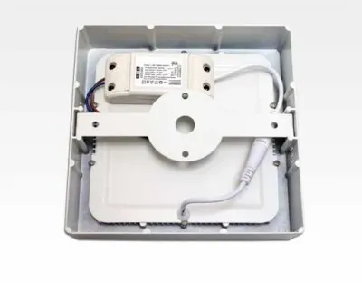 18W LED Aufbauleuchte weiß quadratisch dimmbar Neutral Weiß / 4200-4700K 1530lm 230VAC IP40 110Grad — Bild 5