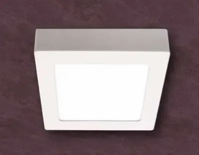 18W LED Aufbauleuchte weiß quadratisch dimmbar Warm Weiß / 2700-3200K 1408lm 230VAC IP40 110Grad — Bild 2
