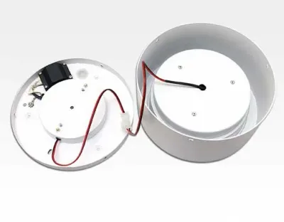 24W LED Aufbau Downlight weiß rund Neutral Weiß / 4000-4500K 1990lm 230VAC 97Grad -Ausstellungsstück mit kleinen Schönheitsfehler — Bild 4