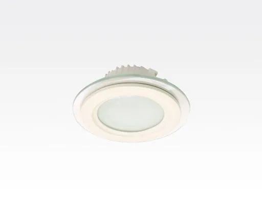 6W LED Einbau Downlight weiß rund dimmbar Warm Weiß / 2700-3200K 450lm 230VAC IP44 110Grad