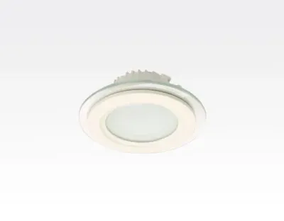 6W LED Einbau Downlight weiß rund dimmbar Warm Weiß / 2700-3200K 450lm 230VAC IP44 110Grad — Bild 1