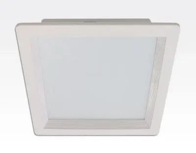 36W LED Einbau Downlight weiß quadratisch dimmbar Neutral Weiß / 4000-4500K 3600lm 230VAC IP43 120Grad -Ausstellungsstück mit kleinen Schönheitsfehler