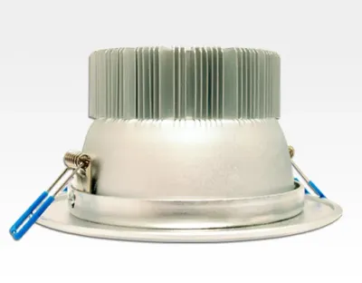 9W LED Einbau Downlight Aluminium gebürstet rund Warm Weiss / 2500-3300K 720lm 230VAC 120Grad — Bild 4