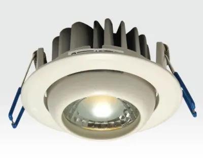 3W LED Einbau Downlight weiß rund Warm Weiß / 2700-3200K 180lm 230VAC IP44 120Grad  — Bild 1