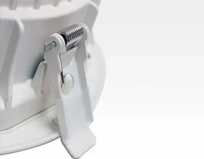 10W LED Einbau Downlight weiß rund Warm Weiß / 2700-3200K 650lm 230VAC IP40 120Grad — Bild 5