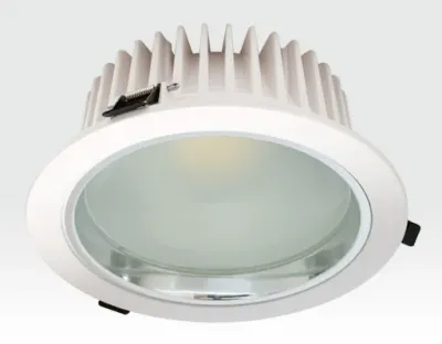 20W LED Einbau Downlight weiß rund Warm Weiß / 2700-3200K 1200lm 230VAC IP44 120Grad -Ausstellungsstück mit kleinen Schönheitsfehler — Bild 2
