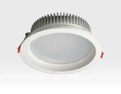 24W LED Einbau Downlight weiß rund Warm Weiß / 2700-3200K 2160lm 230VAC IP44 120Grad — Bild 1