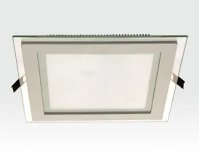 16W LED Einbau Downlight weiß quadratisch Warm Weiß / 2700-3200K 1040lm 230VAC IP40 120Grad -Ausstellungsstück mit kleinen Schönheitsfehler — Bild 1