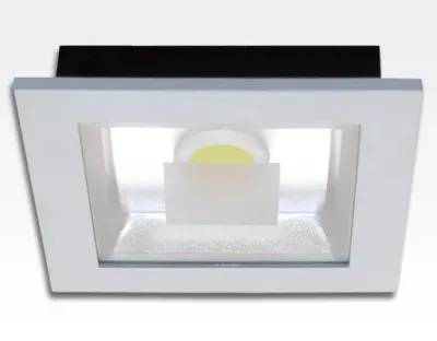 18W LED Einbau Downlight weiß quadratisch Warm Weiß / 2700-3200K 1170lm 230VAC IP40 120Grad — Bild 1
