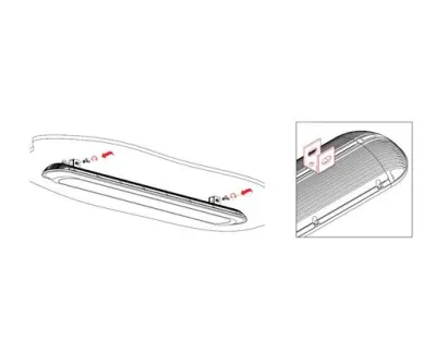 35W LED IP65 Lichtbalken Silber 120Grad Neutral Weiß / 4000-4500K 2280lm 230VAC L1180mm — Bild 4
