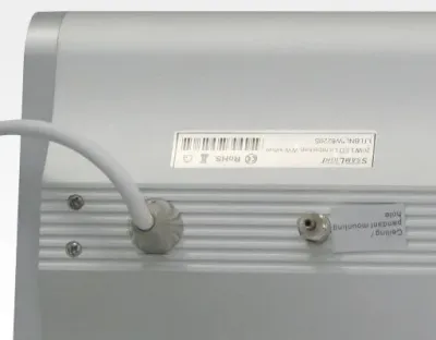 20W LED Lichtbalken Silber abhängend 120Grad Warm Weiß / 2800-3200K 1600lm 230VAC L614mm — Bild 3
