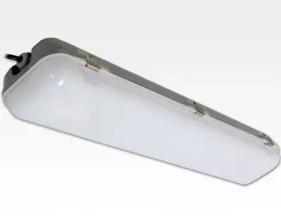 50W LED Feuchtraum Wannenleuchte Kunststoff Neutral Weiss / IP65 230VAC 1575mm — Bild 1