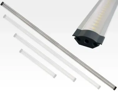 10W LED Lichtleiste 100cm 650lm Warm Weiß / 12VDC 100Grad — Bild 1