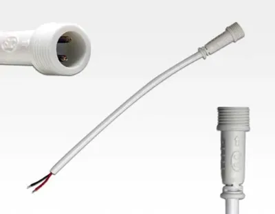Anschlusskabel IP67 Easy Stecker 2-polig / 15cm male und 1 offenes Ende
