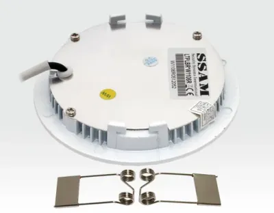 6W LED Paneel weiss rund Warm Weiss dimmbar 400lm 120Grad / ABVERKAUF 2700-3200K D110mm 230VAC -Ausstellungsstück mit kleinen Schönheitsfehlern — Bild 2