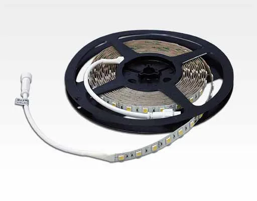 14,4W/m LED Lichtband Neutral Weiß Rolle 5m mit Easy Stecker / 720lm/m 60LEDs/m 24VDC