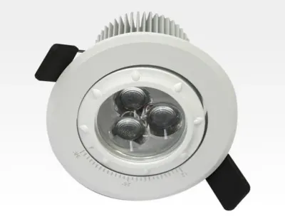 7W LED Fokus Einbauspot weiß rund Neutral Weiß / 4000K 450lm 230VAC 12-38Grad — Bild 1