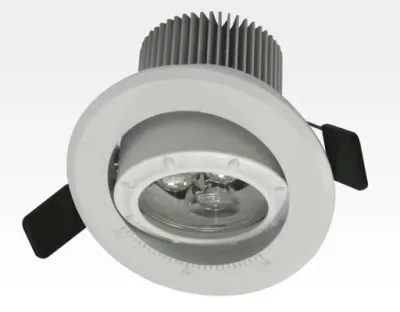 7W LED Fokus Einbauspot weiß rund Warm Weiß / 3000K 450lm 230VAC 12-38Grad — Bild 2