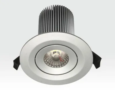 15W LED Einbau Leuchte silber Neutral Weiß / IP44 230VAC