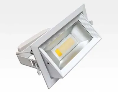30W LED Einbau Spotleuchte weiß rechteckig Neutral Weiß / 4000-4500K 1800lm 230VAC IP44 120Grad — Bild 3