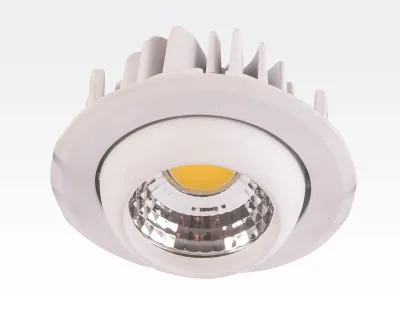 3W LED Einbau Spotleuchte weiß rund Warm Weiß / 2700-3200K 180lm 230VAC IP44 65Grad — Bild 1