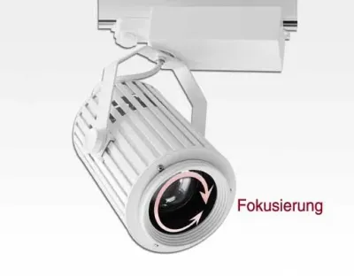 70W LED 3-Phasen Schienen Leuchte 24-60Grad einstellbar / weiss Warm Weiss 6900lm 230VAC — Bild 1