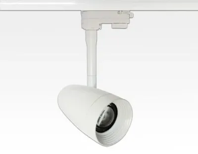 15W LED 3-Phasen Schienen Leuchte 24-60Grad einstellbar / weiss Warm Weiss 1100lm 230VAC — Bild 1