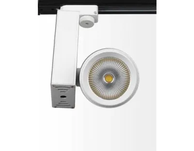10W LED Leuchte weiss dimmbar für 3 Phasen Schienen 34Grad 650lm / Neutral Weiss 4000-4500K D92mm 230VAC — Bild 6