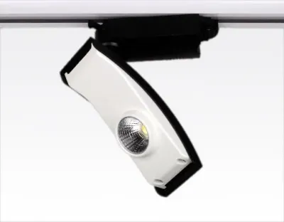 23W LED Leuchte weiss dimmbar 3 Phasen Schienen 33Grad 1600lm / Warm Weiss 3000K 230VAC -Ausstellungsstück mit kleinen Schönheitsfehler — Bild 4