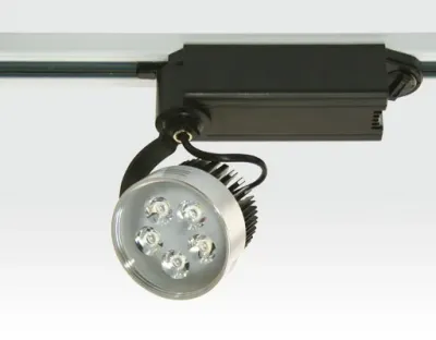 5W LED Schienen Leuchte für Ein-Phasen Schienen 30Grad / silber Neutral Weiss 300lm 230VAC — Bild 2