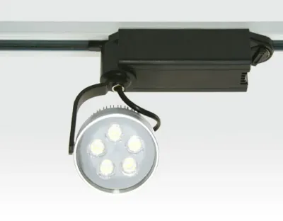 5W LED Schienen Leuchte für Ein-Phasen Schienen 30Grad / silber Neutral Weiss 300lm 230VAC — Bild 3