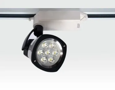 7W LED Schienen Leuchte dimmbar für Ein-Phasen Schienen / weiß Neutral Weiss 674lm 25Grad 230VAC