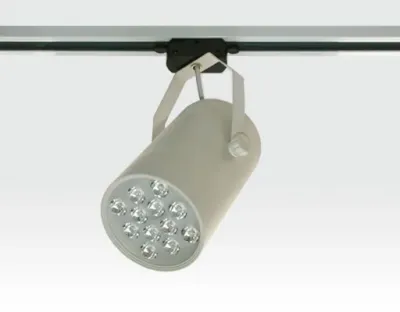 12W LED Schienen Leuchte für 3-Phasen Schienen / weiß Neutral Weiss 720lm 230VAC -Ausstellungsstück mit kleinen Schönheitsfehler — Bild 3
